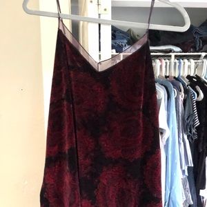 Free People Velvet Tank Top